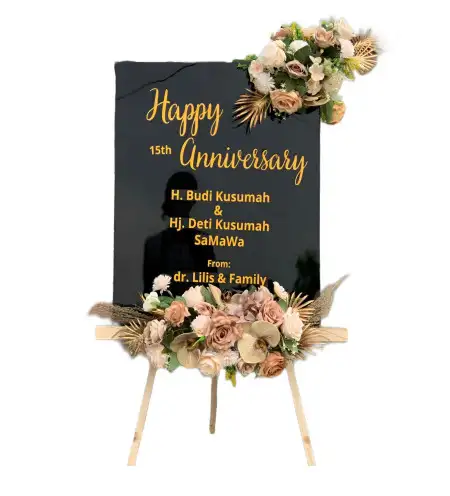 Papan Bunga Akrilik Galur