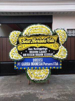 Papan Bunga Duka di Galur